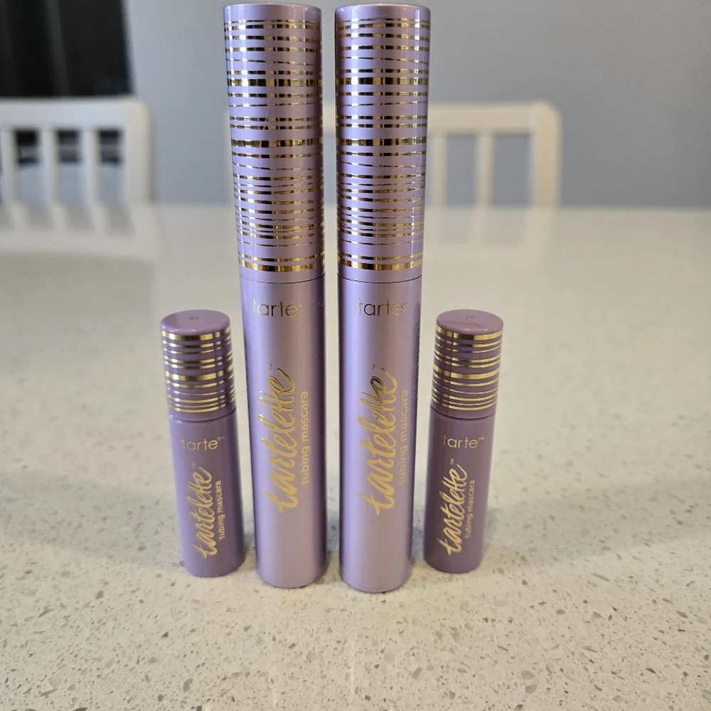 Tarte mascara, bundle of 4, two full, 2 travel sized Color BLACK